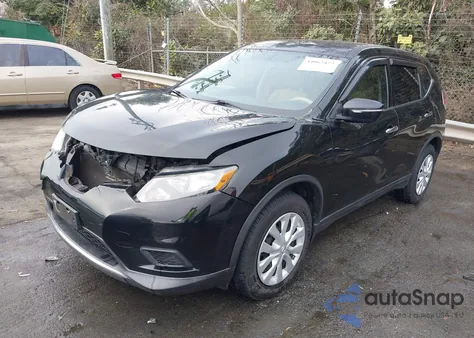 2015 Nissan Rogue S from USA, damaged, VIN KNMAT2MT2FP590925